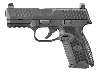 FN 509 MRD Midsize 9mm handgun features an optic ready slide and a 15 round magazine